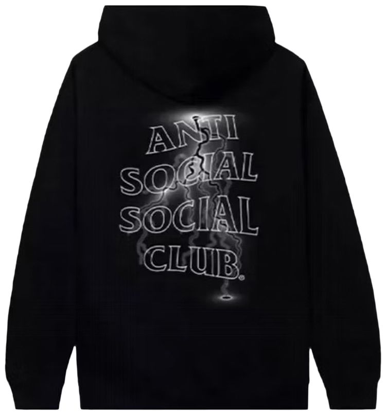 Anti Social Social Club Twisted Hoodie Black