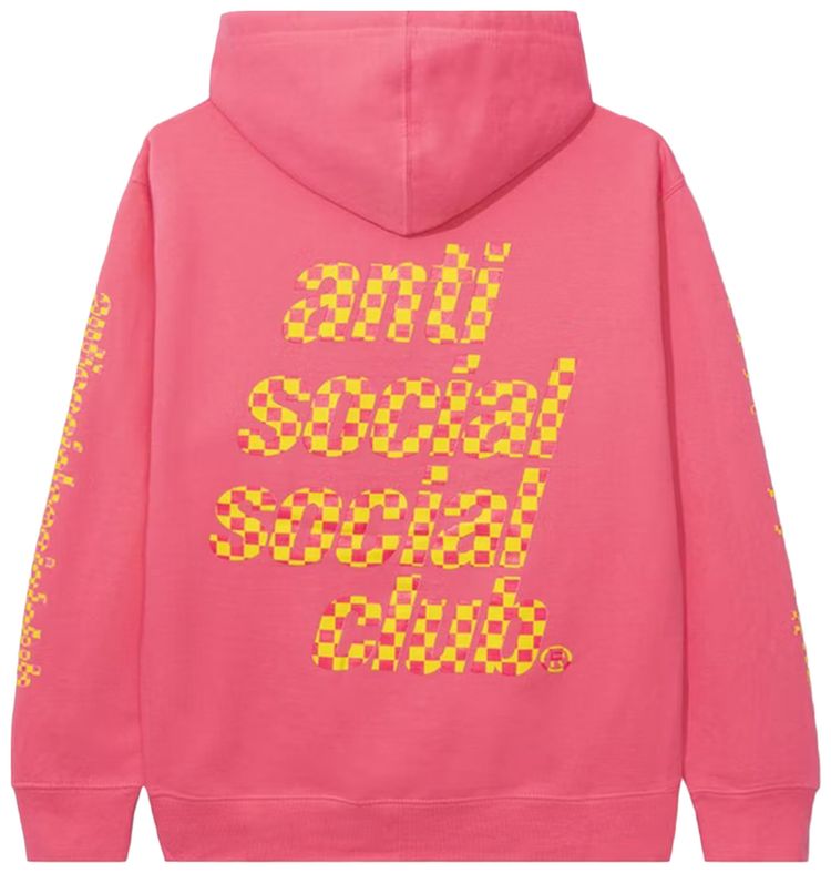 Anti Social Social Club Food Court Hoodie Pink