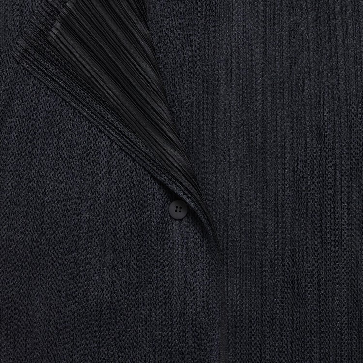 Pleats Please Issey Miyake Cardigan Black