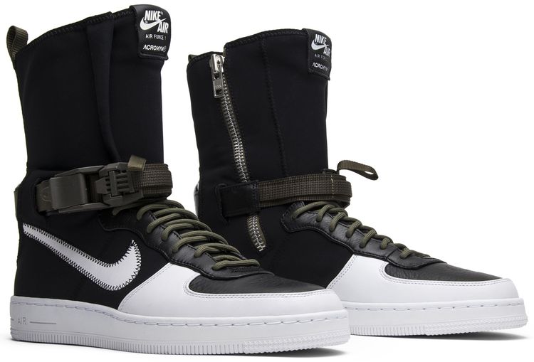Acronym x NikeLab Air Force Downtown 1 Hi SP Black White