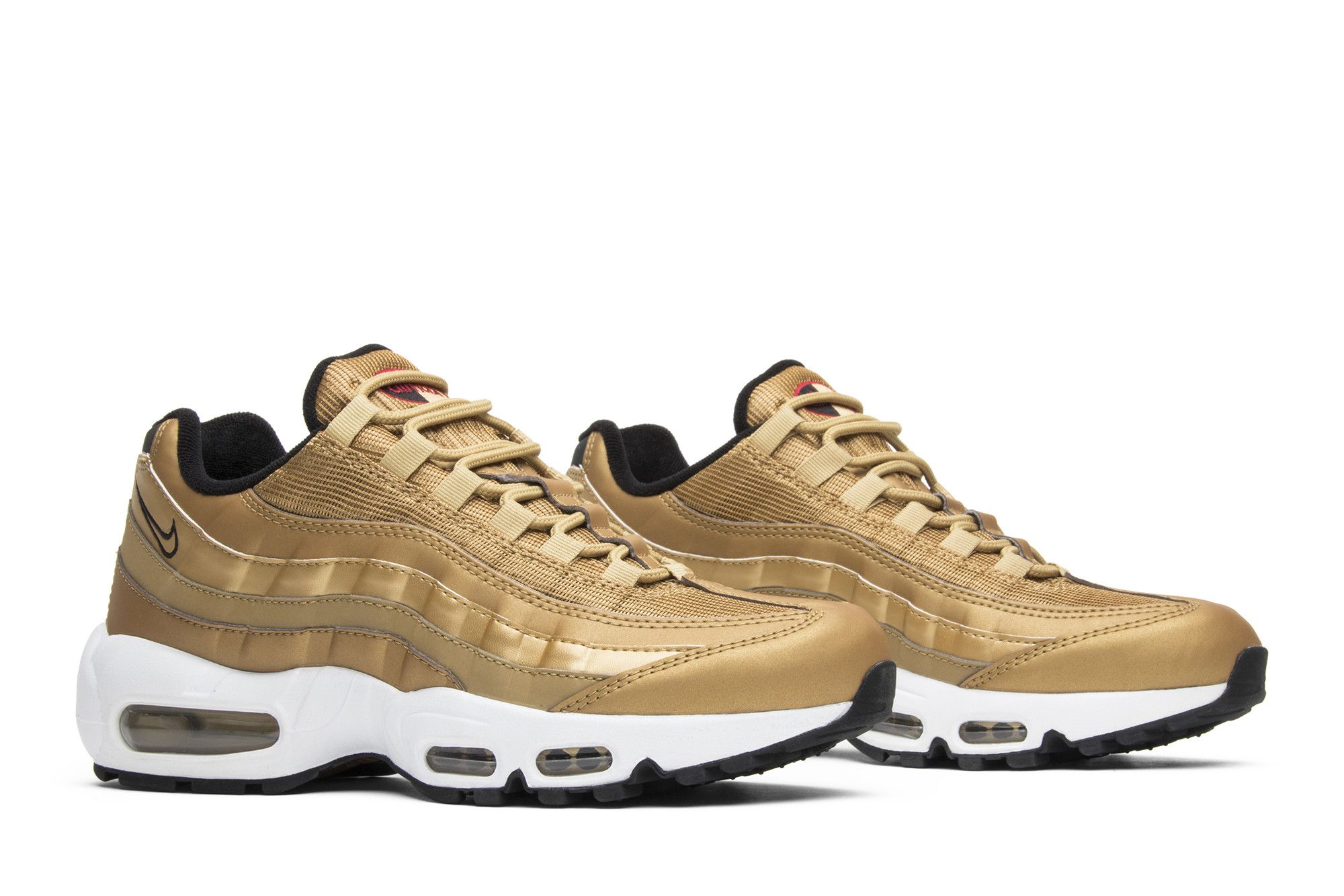 Gold nike air max 95 discount