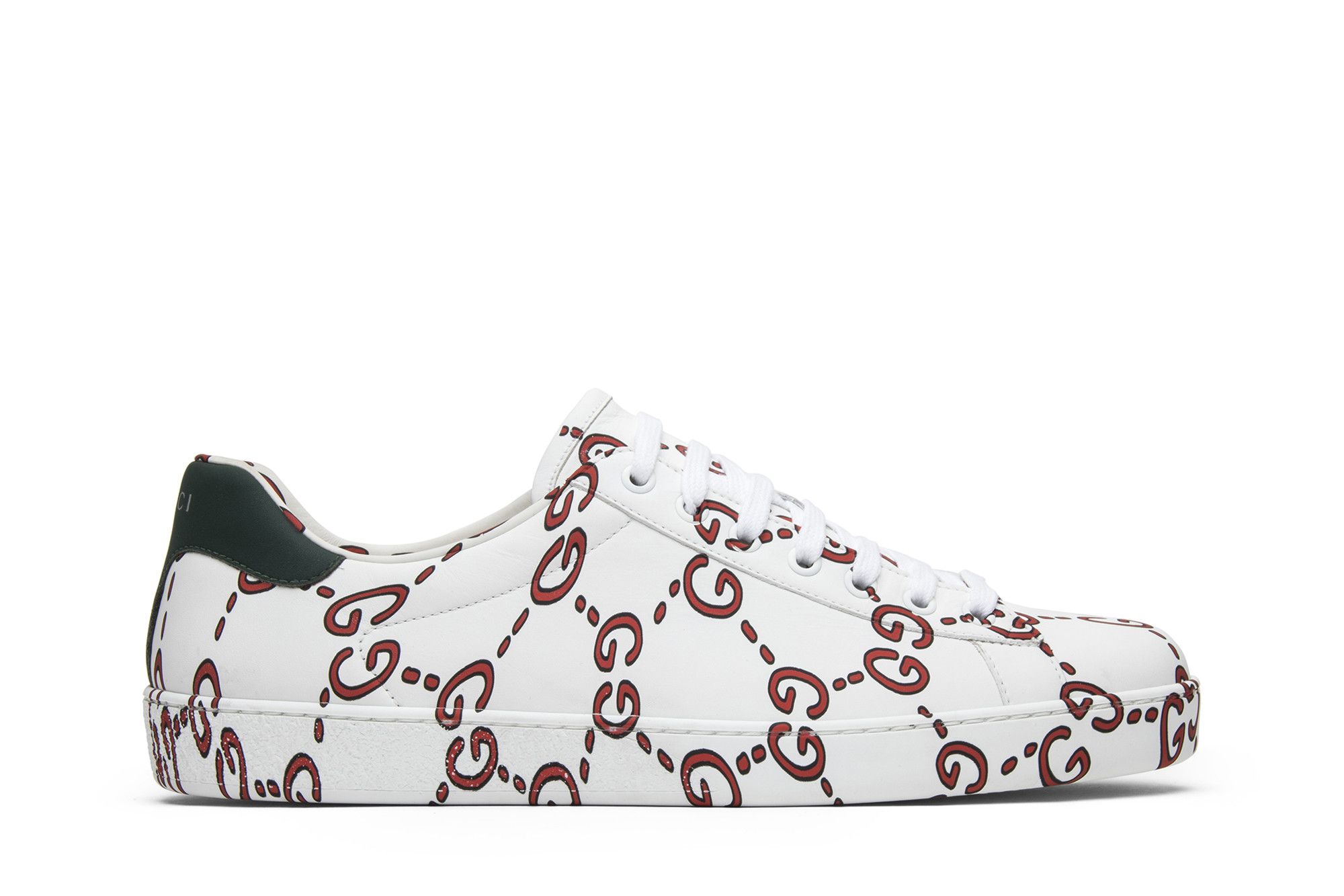 Ace sneaker shop with gg print