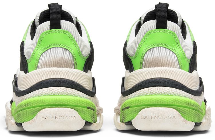 Mr Porter x Balenciaga Wmns Triple S Trainer Neon Green 2018