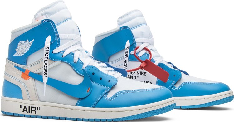 Off White x Air Jordan 1 Retro High OG UNC