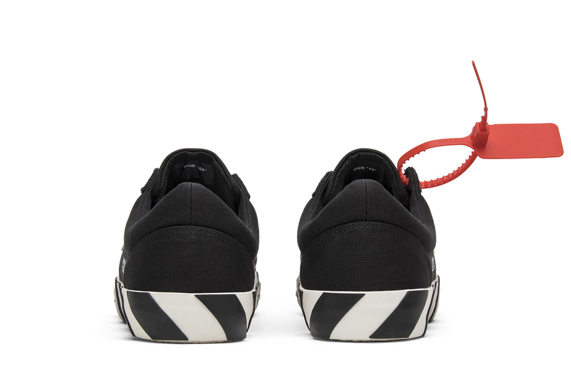 Size 6.0 Off-White Vulc Low Top 'Black'