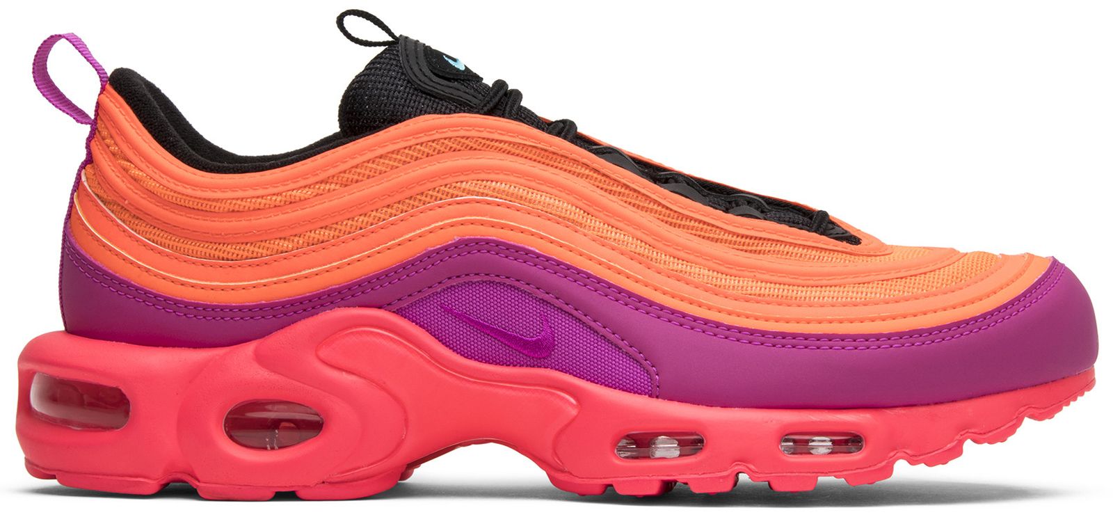 pink blue and yellow air max 97