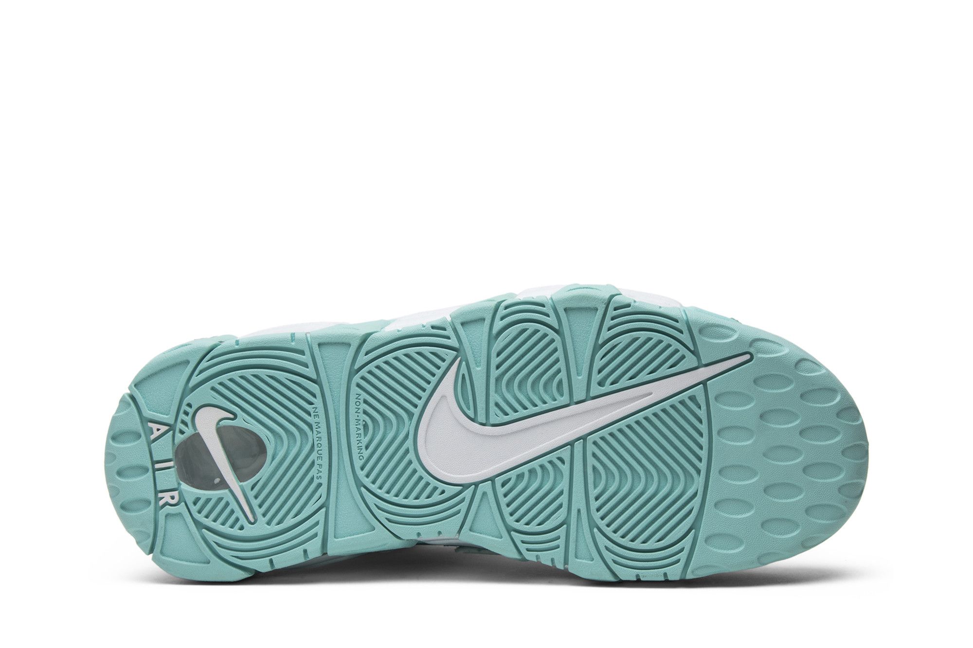 Size 4.5 Air More Uptempo GS Island Green