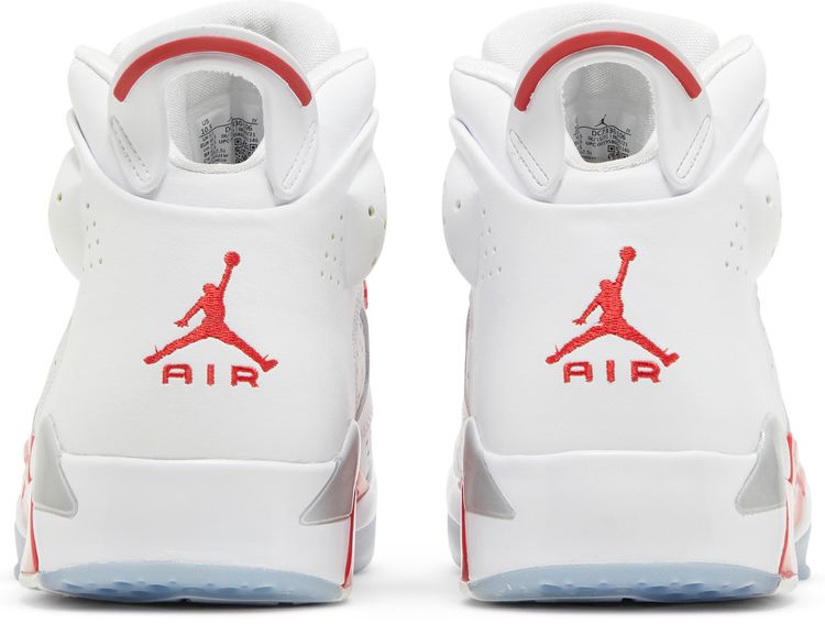Air Jordan 6 17 23 White Fire Red