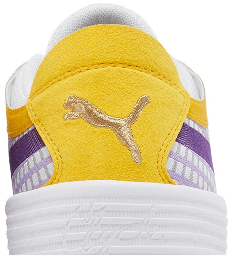 Puma Clyde All Pro Jr White Spectra Yellow