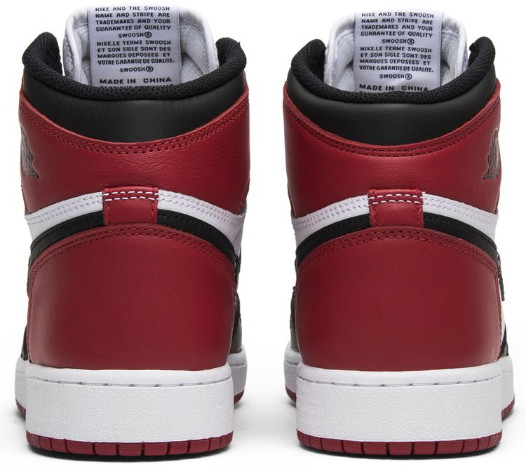 Air Jordan 1 Retro BG Black Toe 2016