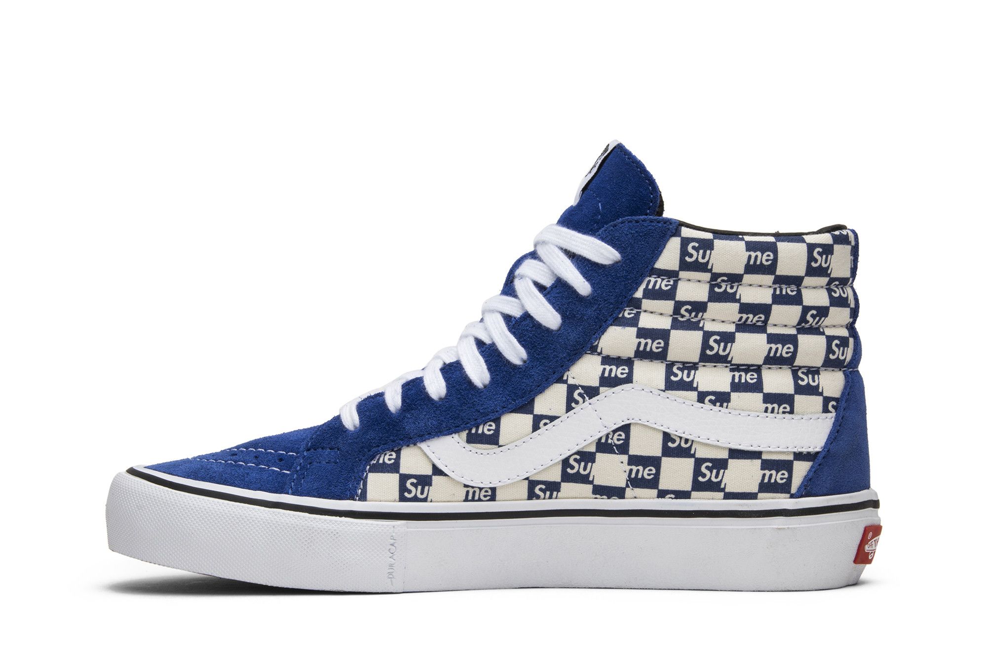 Buy Supreme x Sk8 Hi Pro Checkered Blue VN0A38Z3JLX GOAT CA