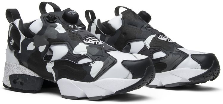 Reebok A Bathing Ape x Mita x InstaPump Fury White Black Camo