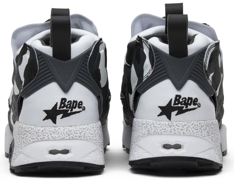 Reebok A Bathing Ape x Mita x InstaPump Fury White Black Camo