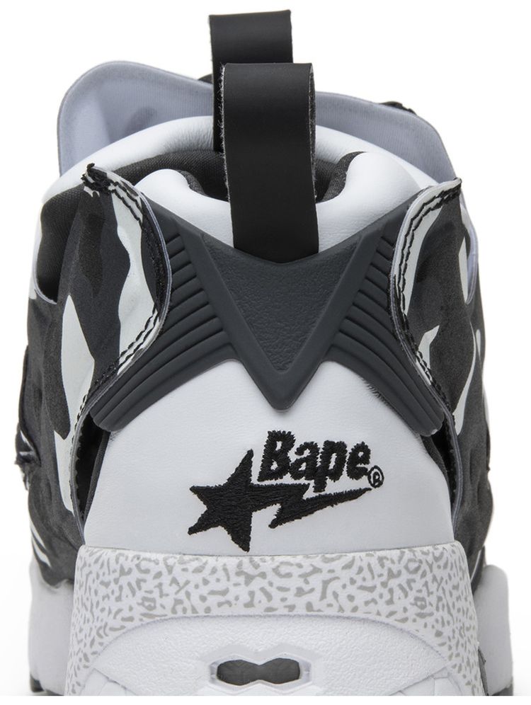 Reebok A Bathing Ape x Mita x InstaPump Fury White Black Camo