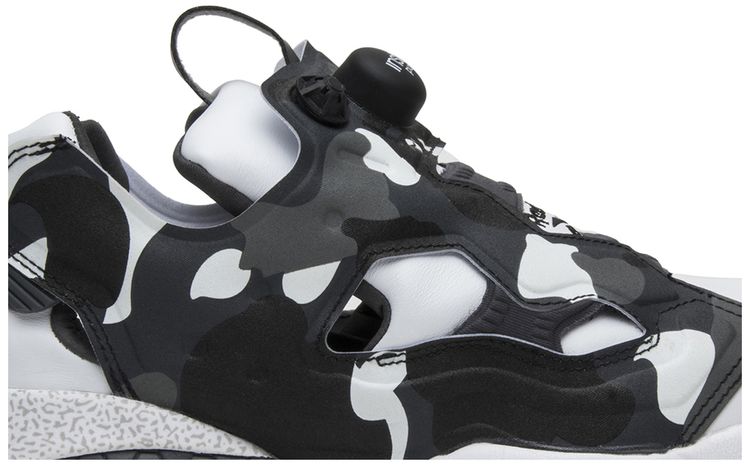 Reebok A Bathing Ape x Mita x InstaPump Fury White Black Camo