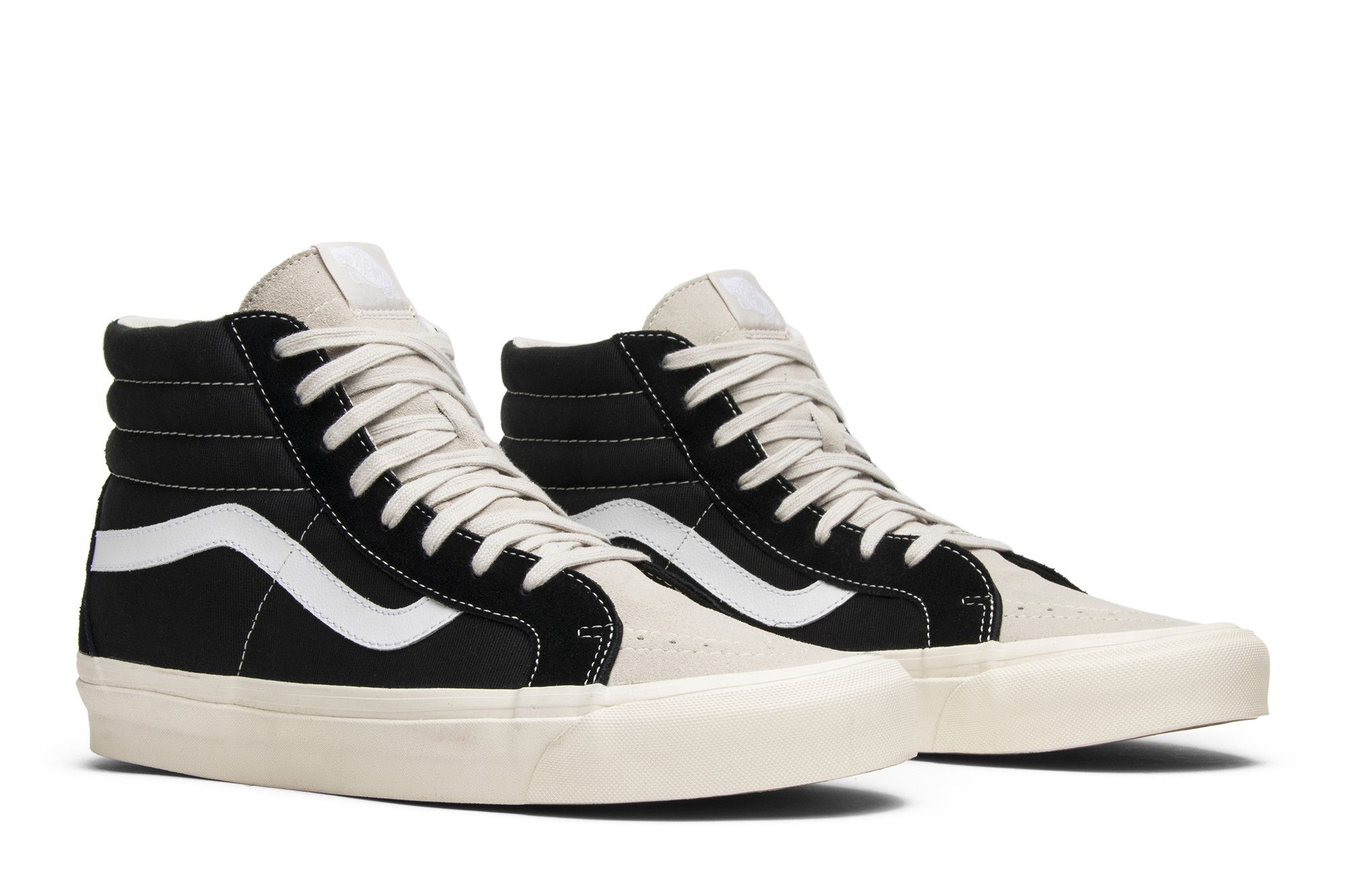 Fear of god vans black and white on sale