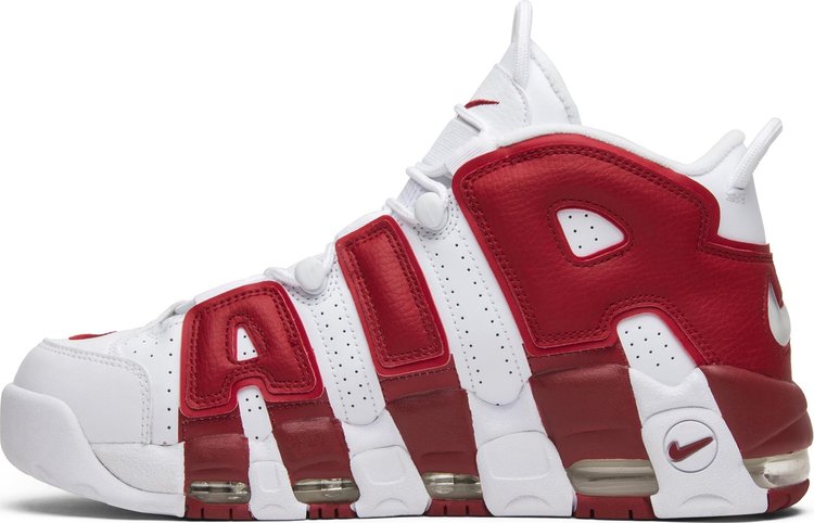 Air More Uptempo White Red