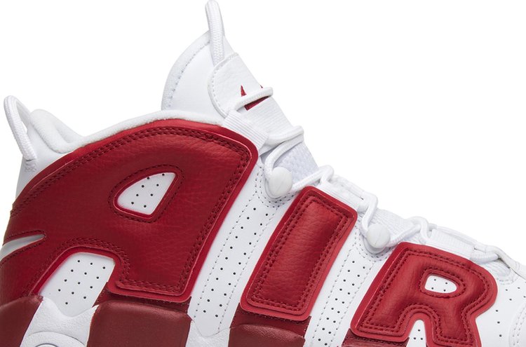 Air More Uptempo White Red