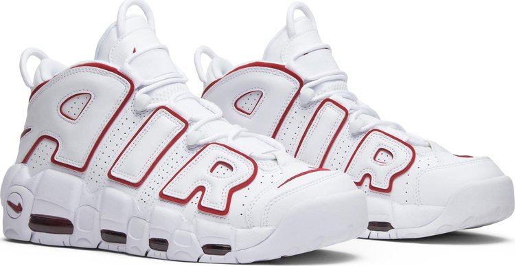 Air More Uptempo White Varsity Red 2018