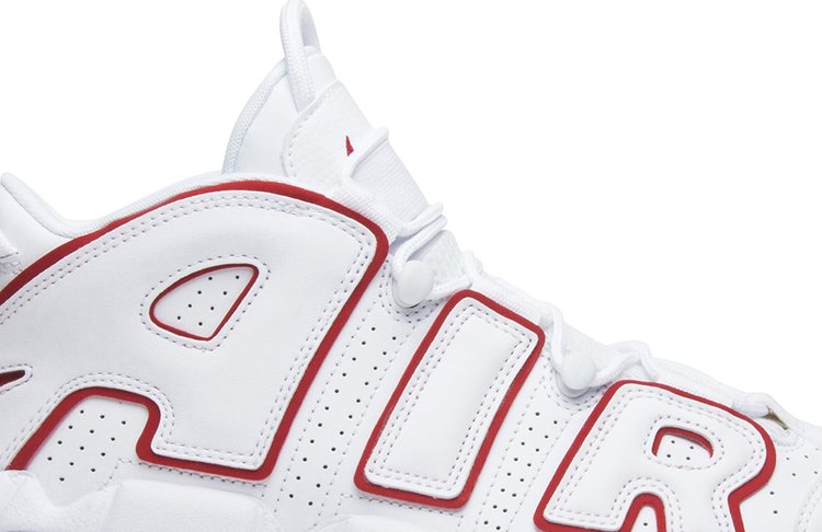 Air More Uptempo White Varsity Red 2018