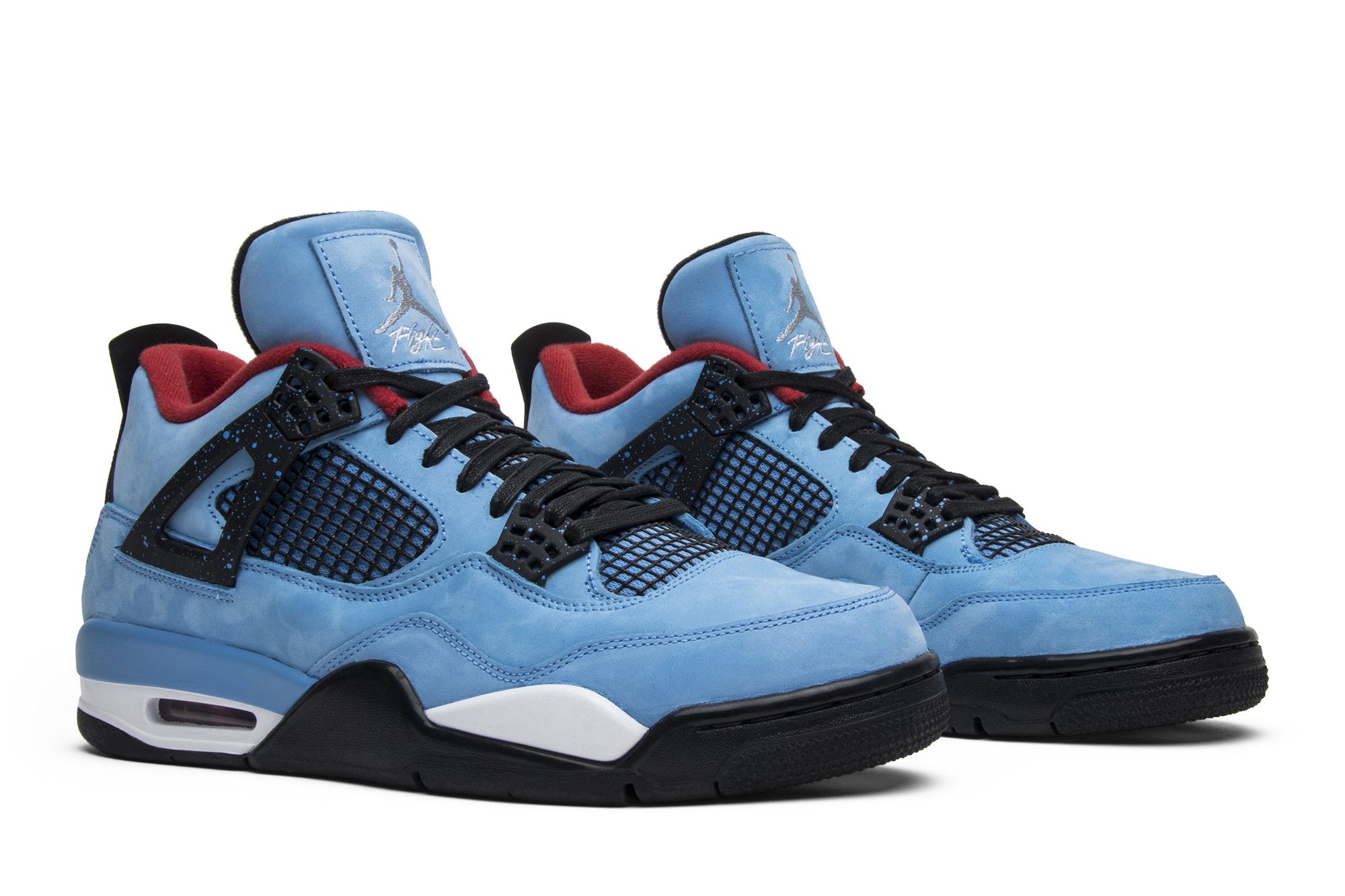 Jordan 4 blue red deals