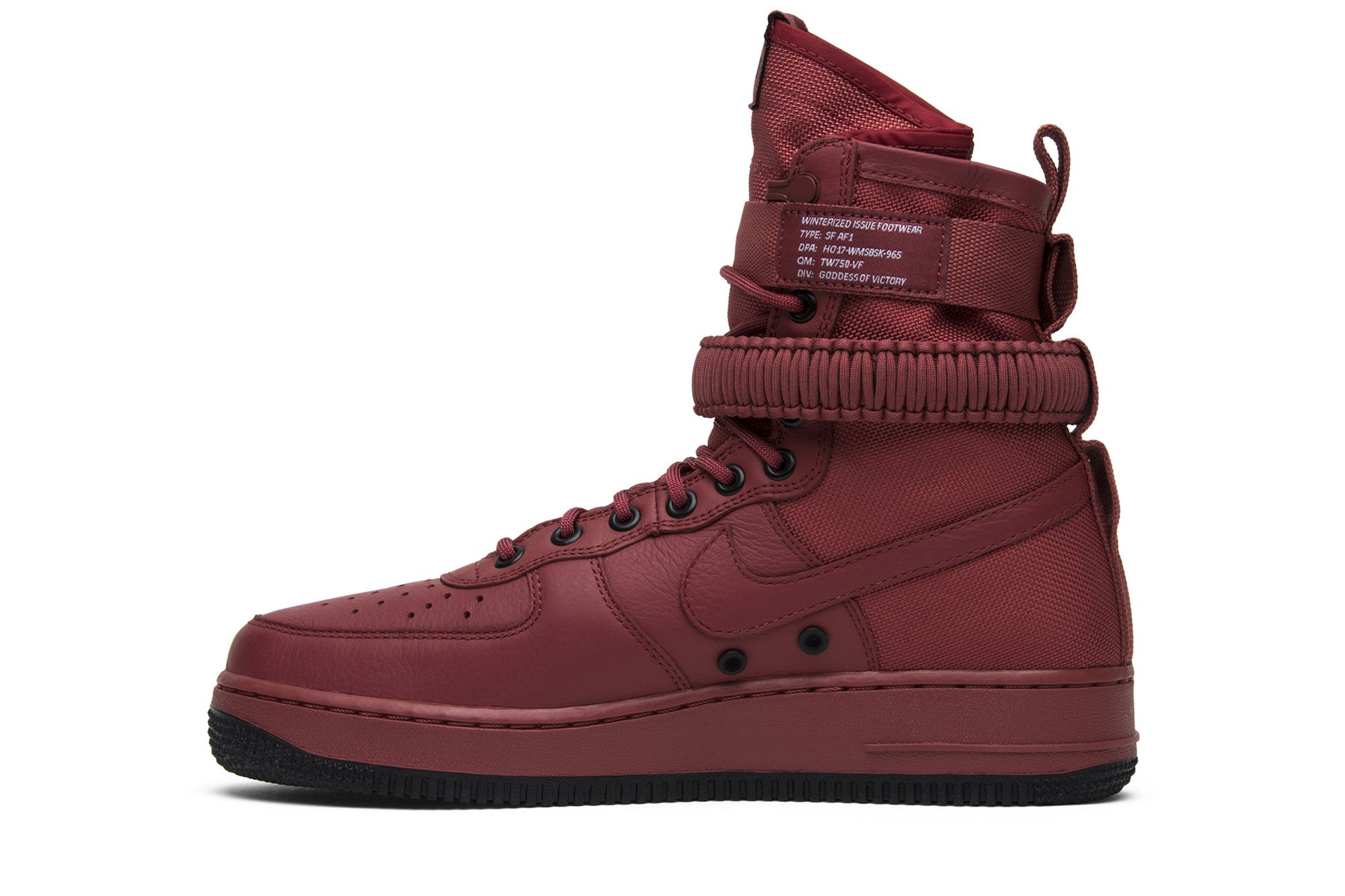 Nike sf air force 1 burgundy shop