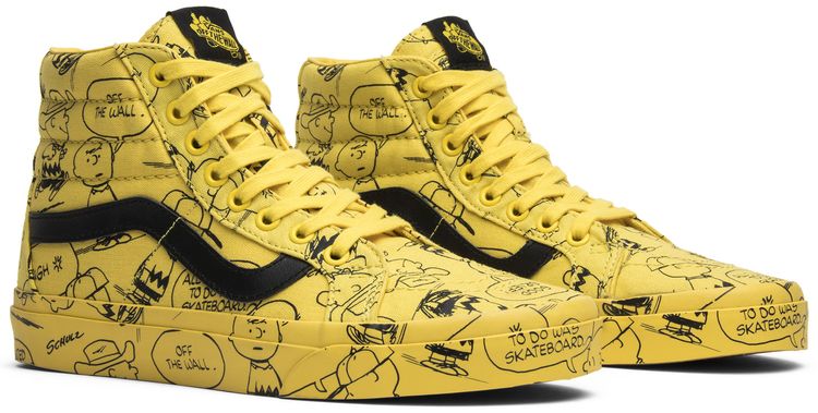 Peanuts x Vans Sk8 Hi Charlie Brown Maize