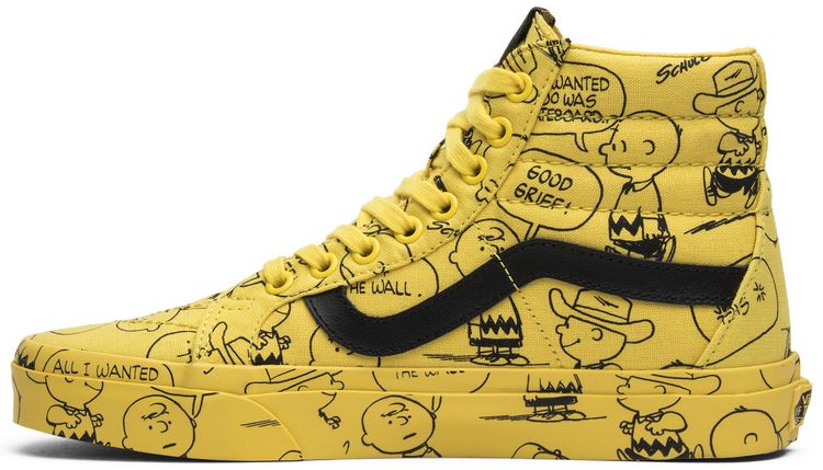 Peanuts x Vans Sk8 Hi Charlie Brown Maize