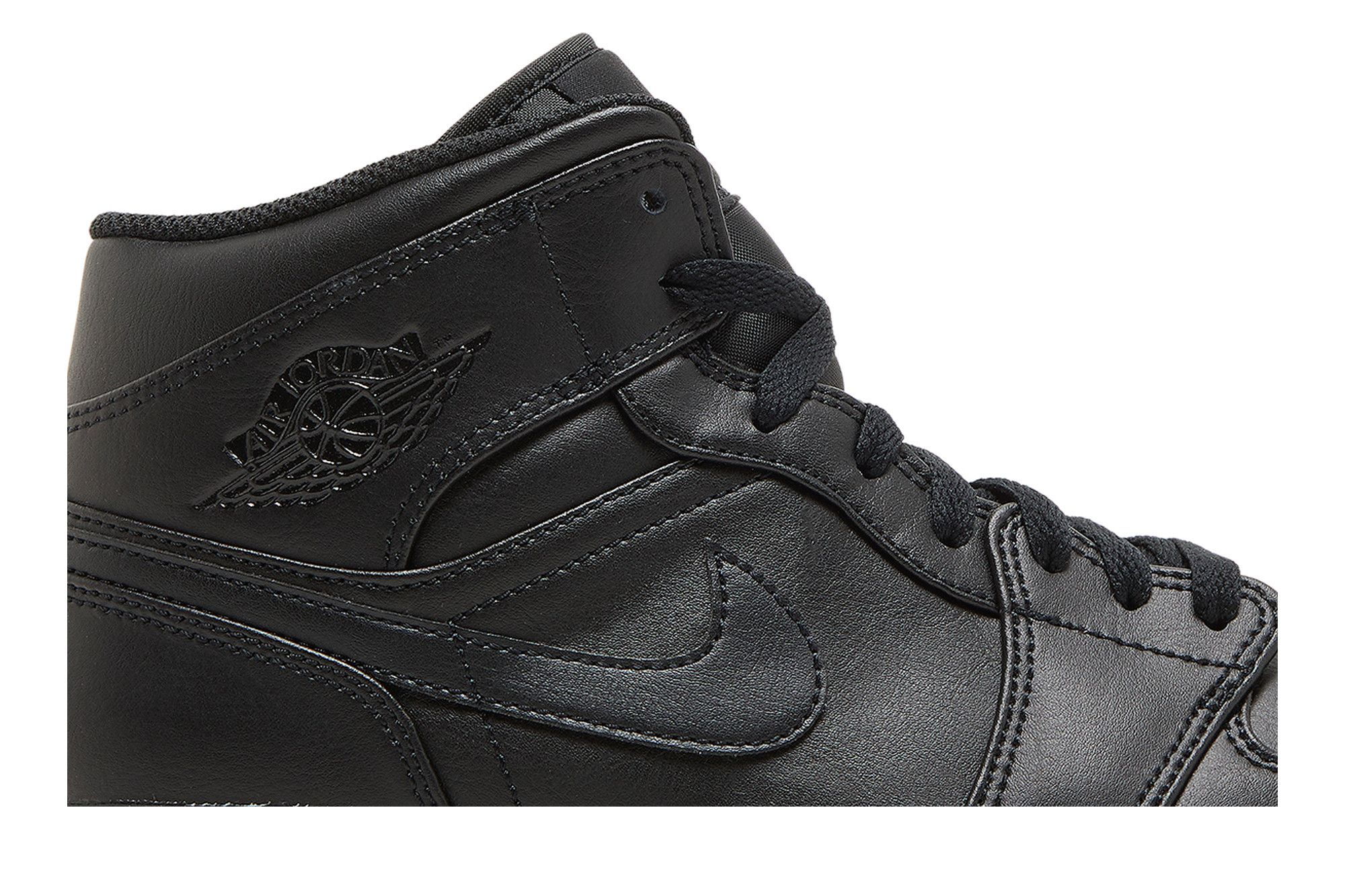 Air jordan 1 mid triple black online