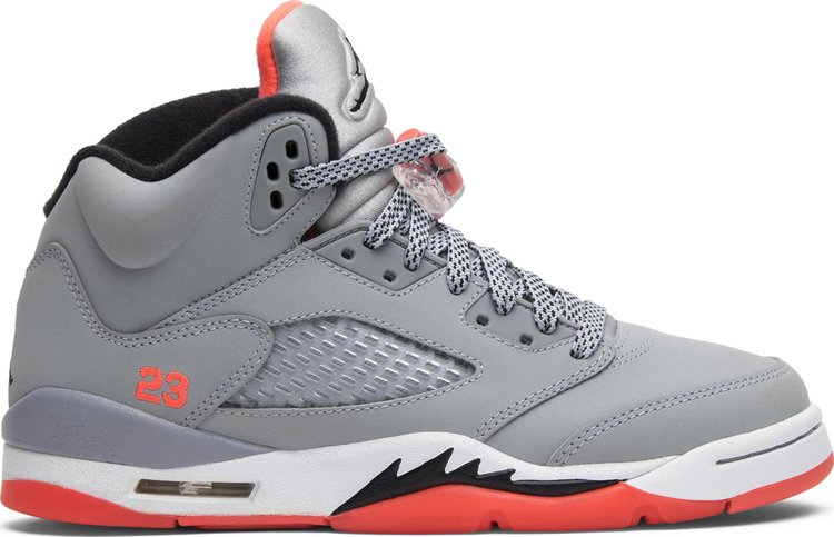 Air Jordan 5 Retro Suede High Top Sneakers in Orange - Nike