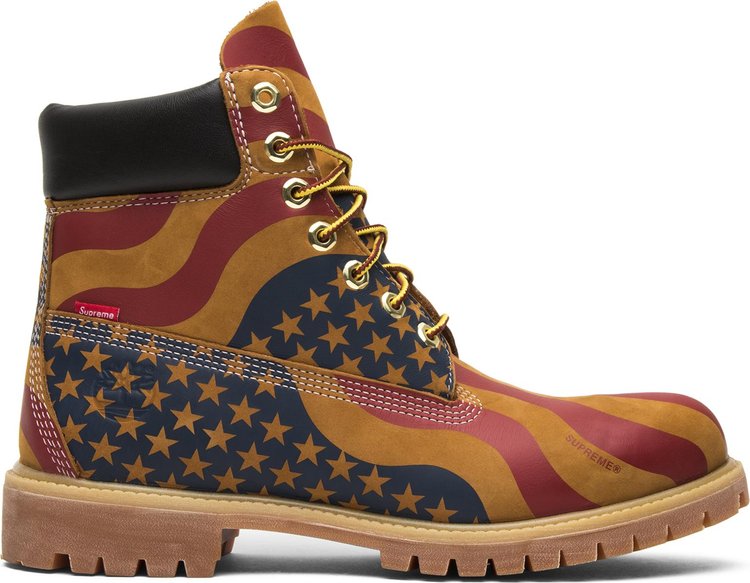 Supreme x 6 Inch Premium Boot 'American Flag'