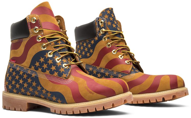 Supreme x Timberland 6 Inch Premium Boot American Flag