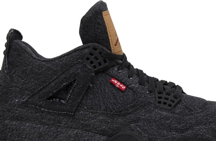 Levis x Air Jordan 4 Retro Black Denim