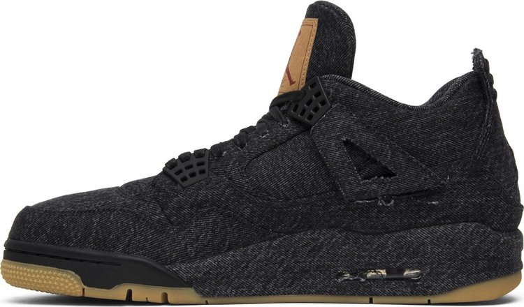 Levis x Air Jordan 4 Retro Black Denim