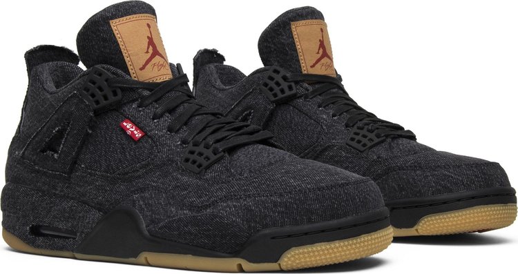 Levis x Air Jordan 4 Retro Black Denim