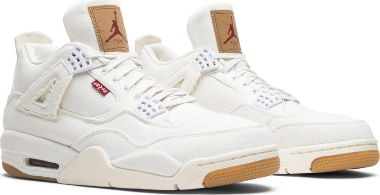 Levis x Air Jordan 4 Retro White Denim