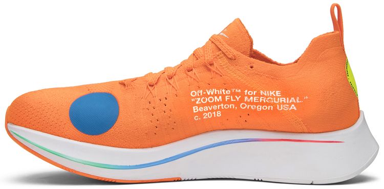 Off White x Zoom Fly Mercurial Flyknit Total Orange