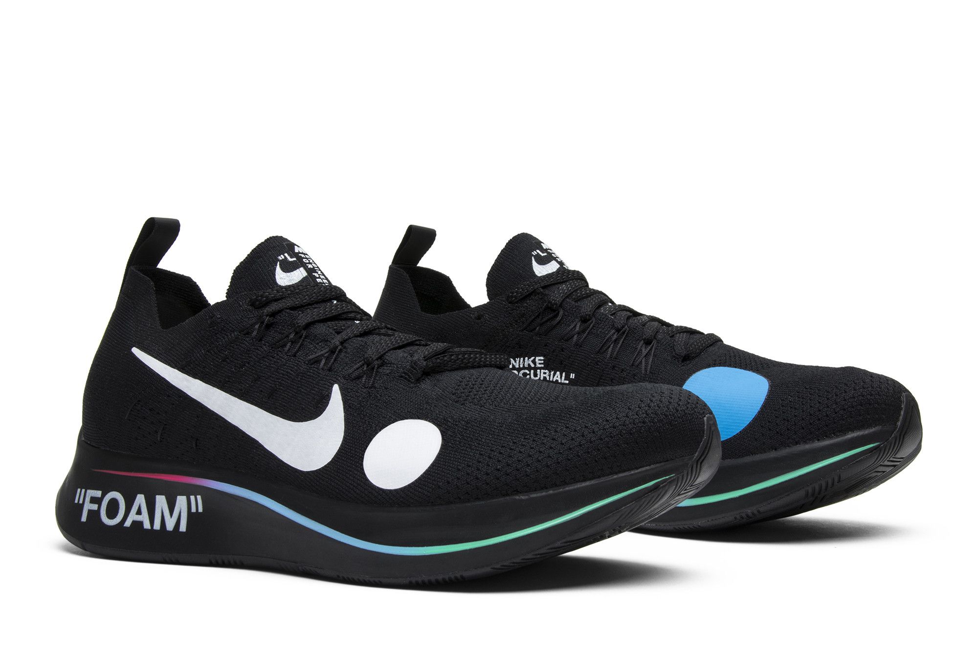 Buy Off-White x Nike Zoom Fly Mercurial Flyknit 'Black' - AO2115