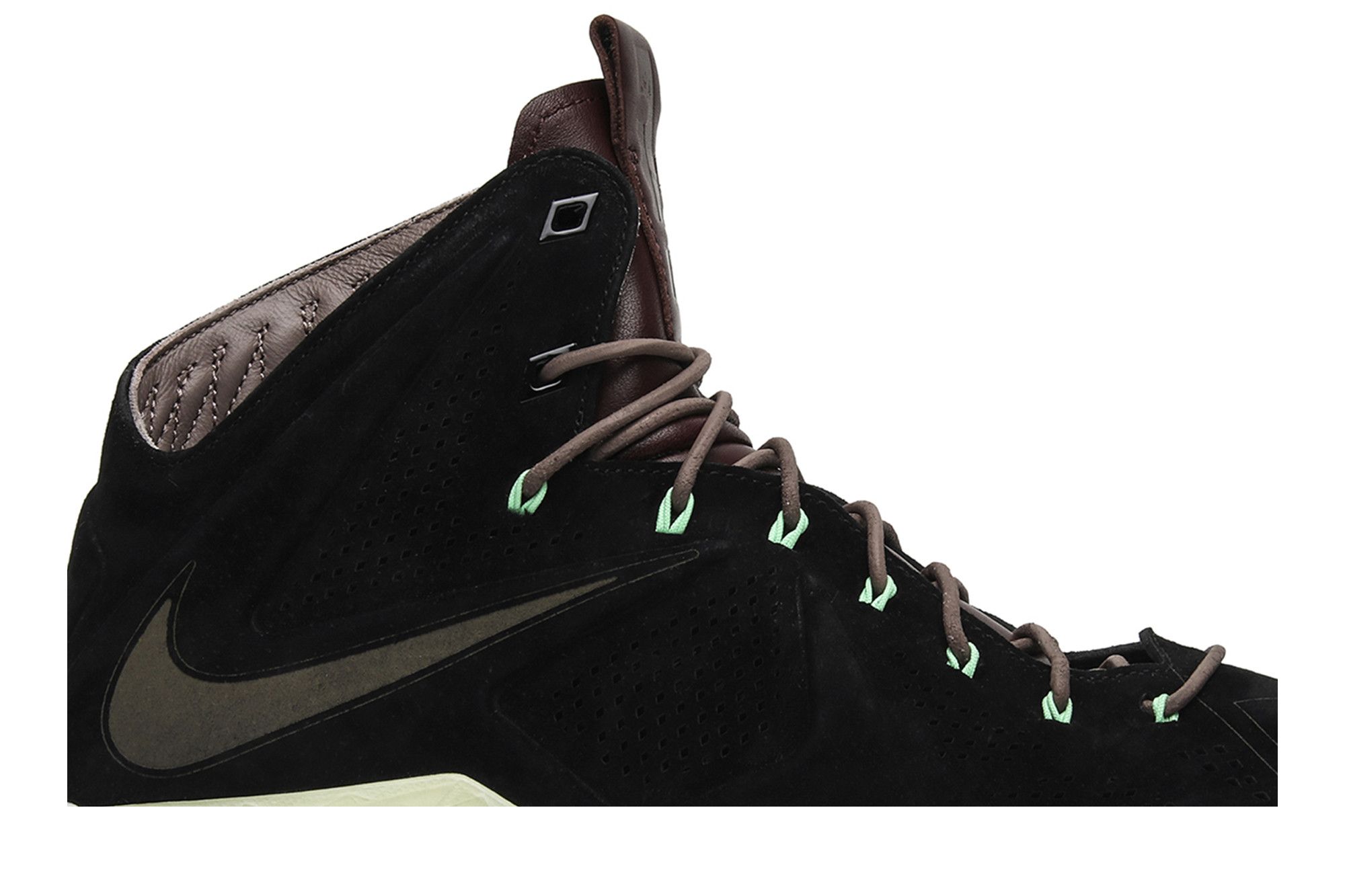 Lebron x black suede top