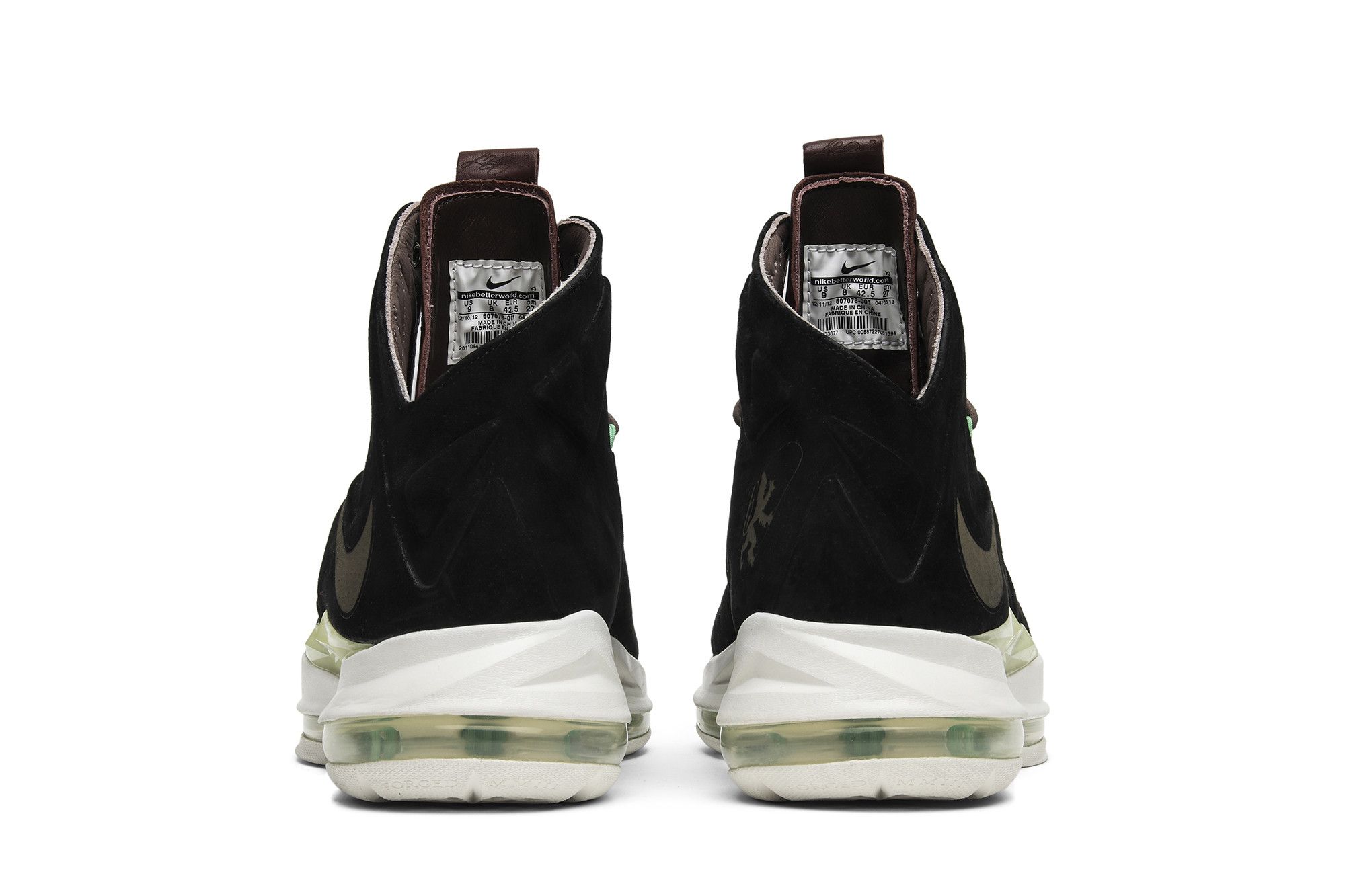 Buy LeBron 10 EXT QS Black Suede 607078 001 GOAT