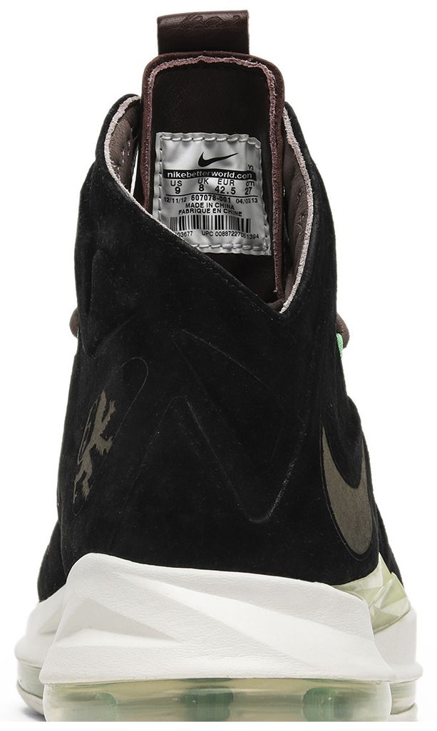 Nike LeBron 10 EXT QS Black Suede