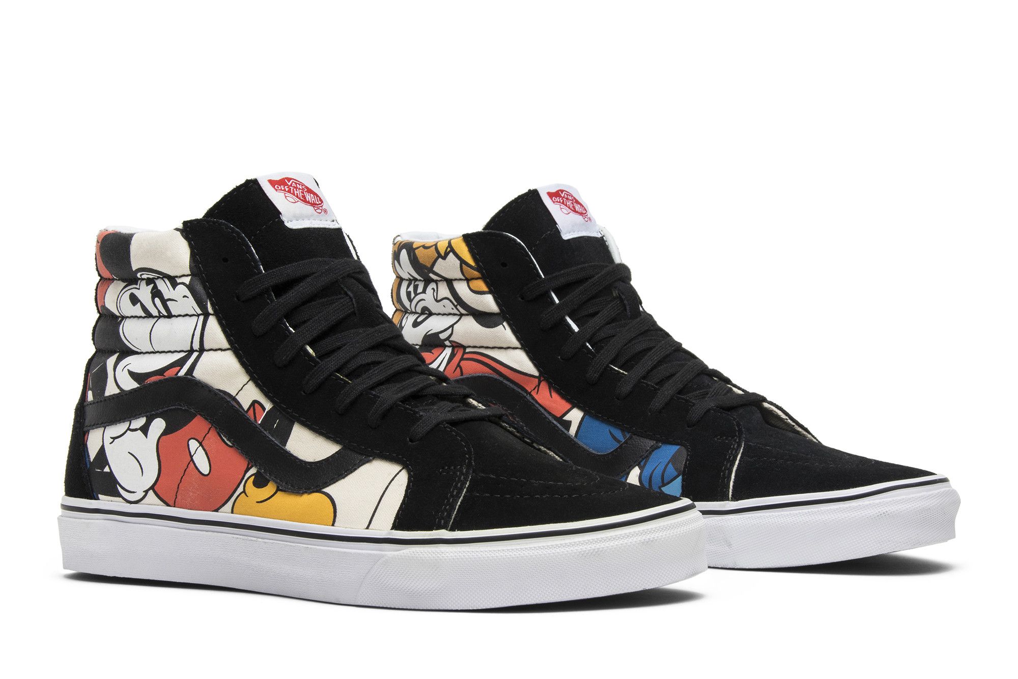 Black mickey mouse vans cheap
