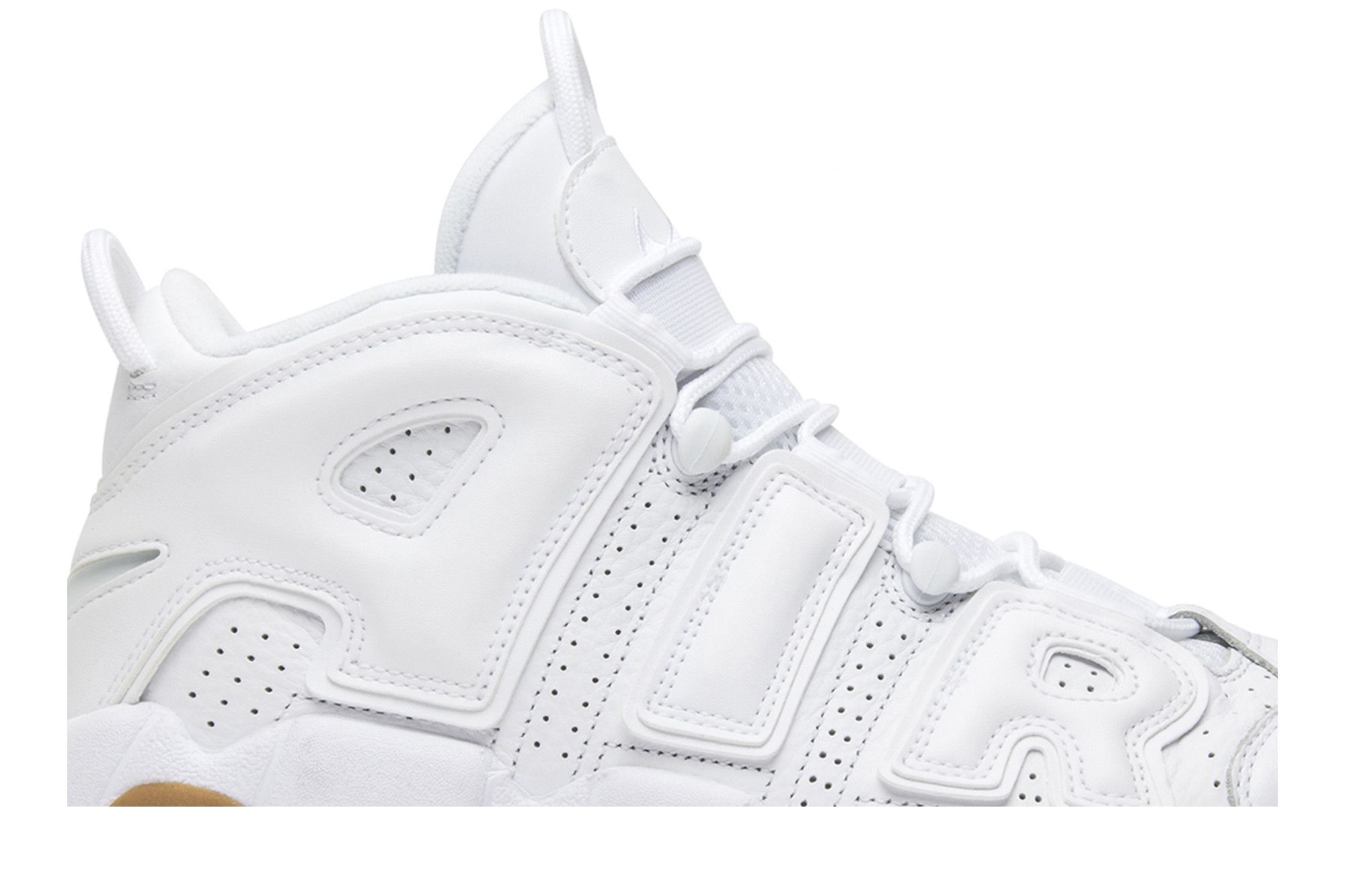 Air more uptempo white gum discount