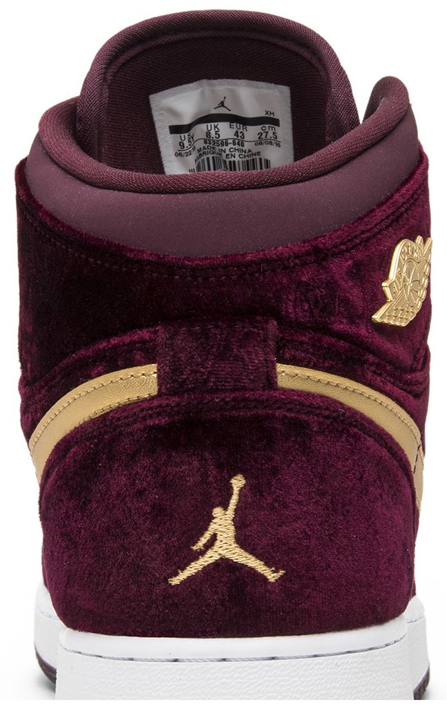 Air Jordan 1 Heiress GG Velvet
