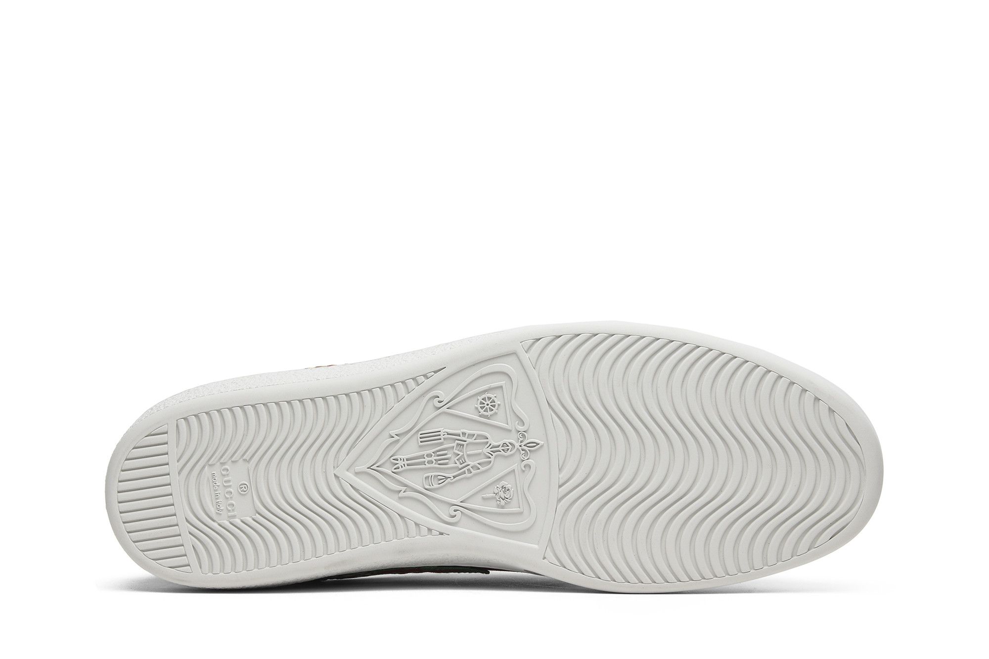 Buy Gucci Ace Embroidered Silver Dragon 473765 DMKE0 8169 GOAT CA