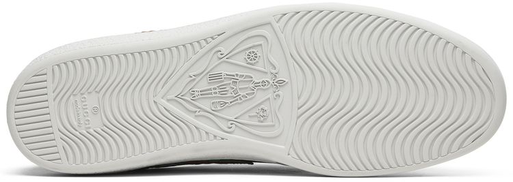 Gucci Ace Embroidered Silver Dragon