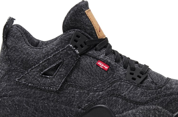 Levis x Air Jordan 4 Retro GS Black Denim