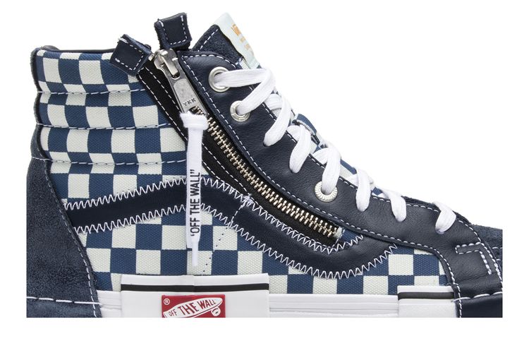 vans sk8 hi zip ca boot leather dress blues Vans SK8-HI Zip CA (Boot Leather) Dress Blues
