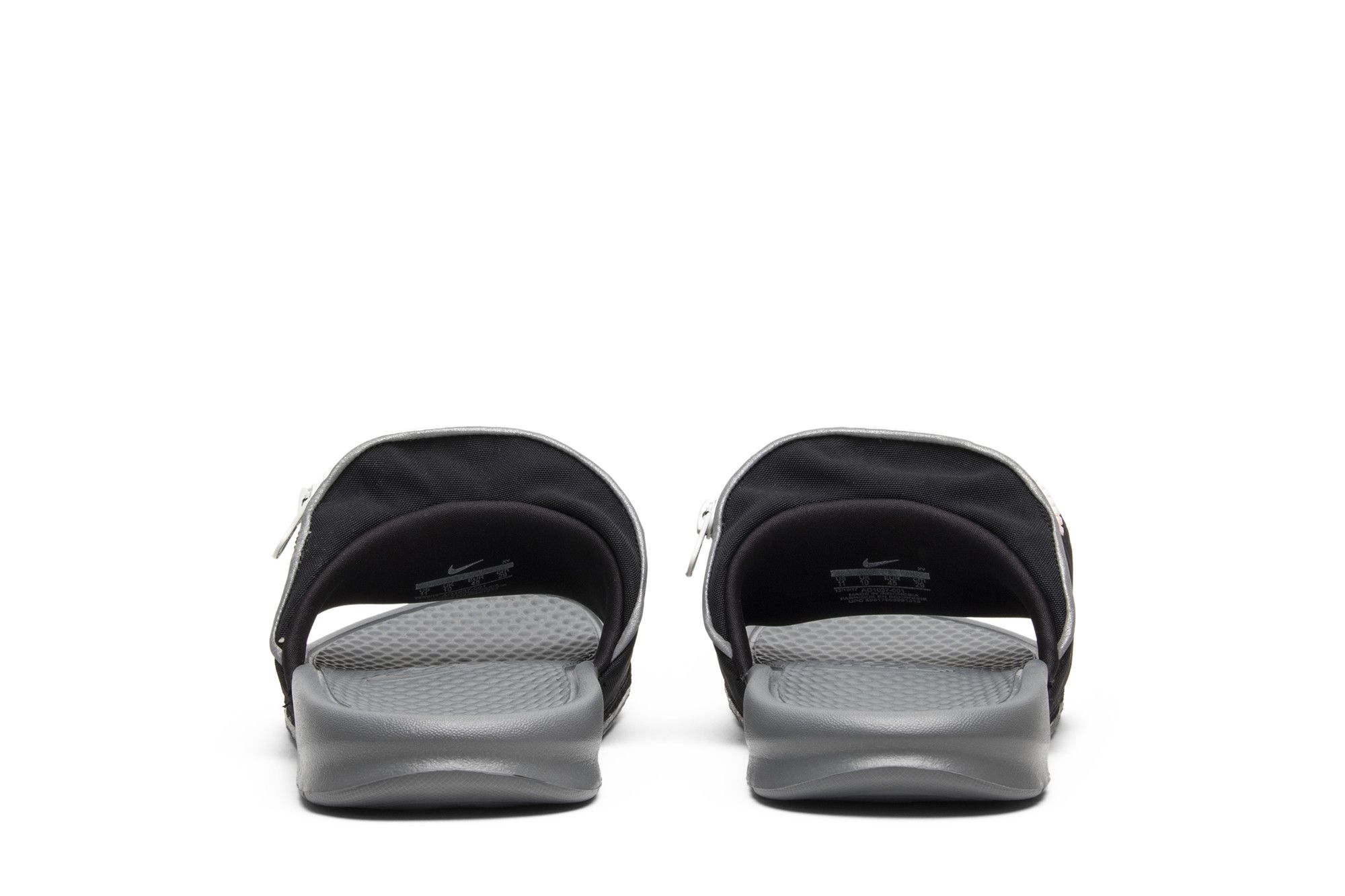 Black nike fanny pack slides 2025