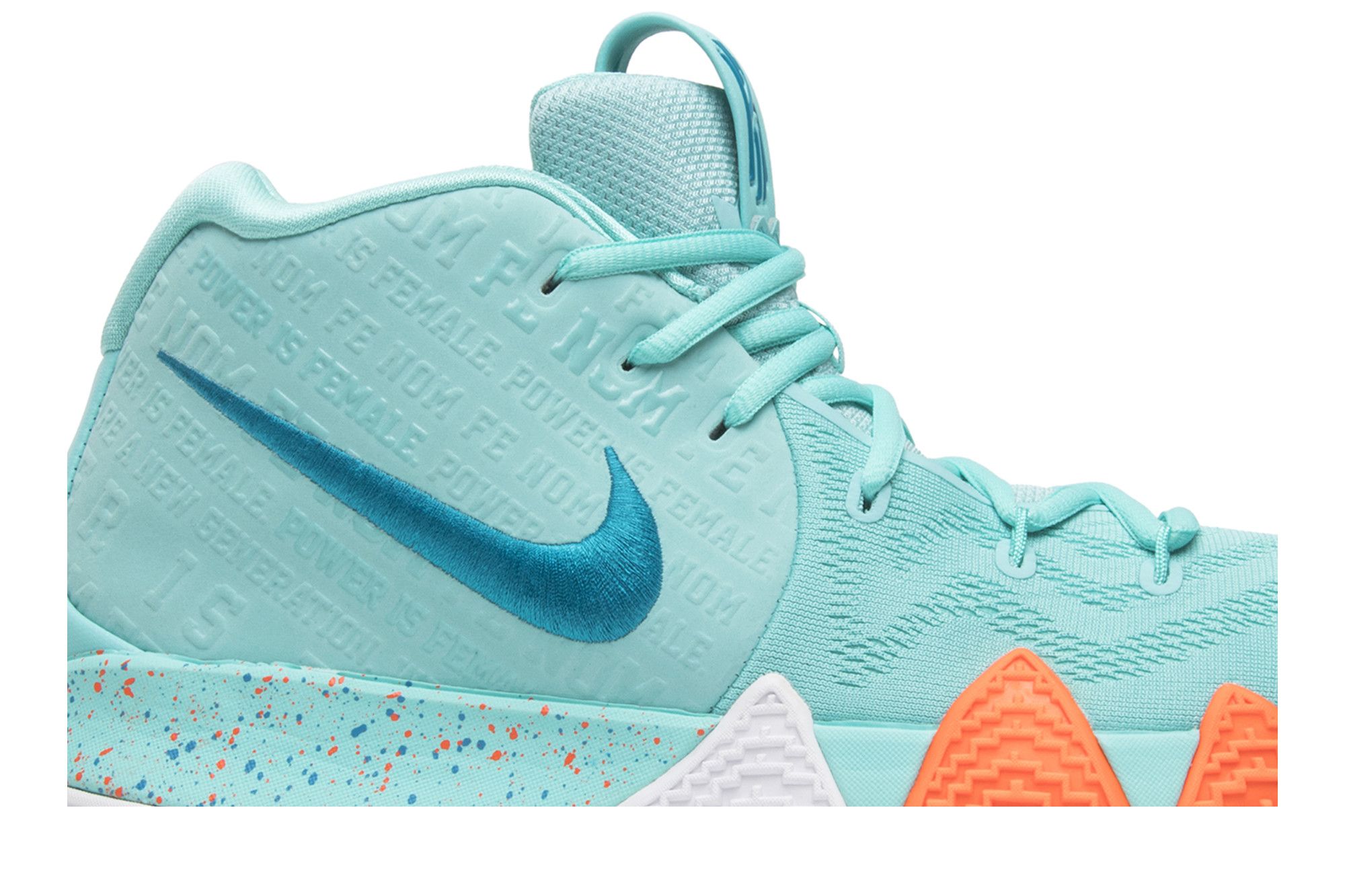Size 11.0 Kyrie 4 Power is Female